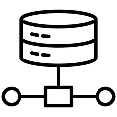 Database Outline Icon