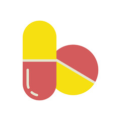 Drug, Hospital, Health and Medicine Icon set