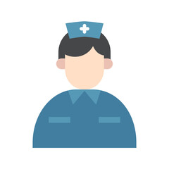 Obraz premium Nurse, Doctor, Hospital, Health and Medicine Icon set