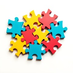 Obraz premium 3d puzzle pieces