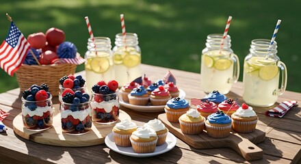 Patriotic Picnic: Fourth of July Celebration with Refreshments