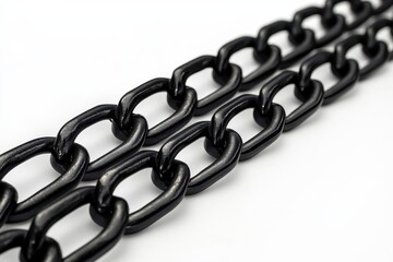 Fototapeta premium Black chain links