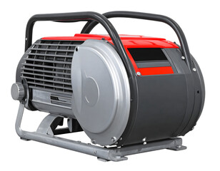 Fototapeta premium Portable Generator: Powering Devices, Outdoors, Quietly and Efficiently with a Transparent Background