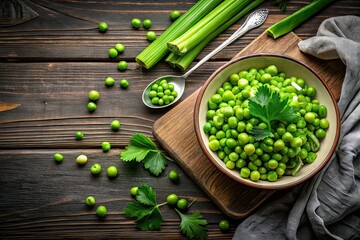 Urban Exploration Salad Banner - Fresh Greens & Copy Space