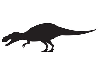 DINOSAUR SILHOUETTE WHITE BACKGROUND