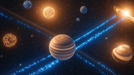 Cosmic Exploration of Planets and Stars in Deep Space Environment