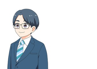 スーツの男