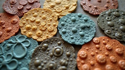 Diverse Fossil Art Landscape