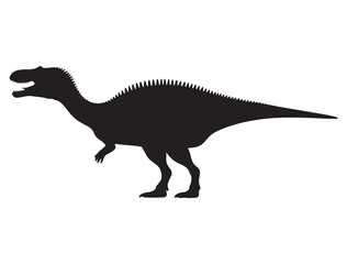 DINOSAUR SILHOUETTE WHITE BACKGROUND