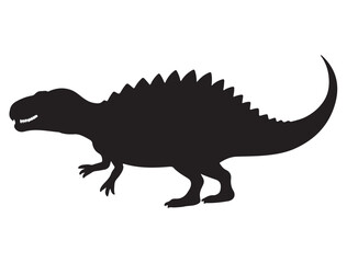 DINOSAUR SILHOUETTE WHITE BACKGROUND