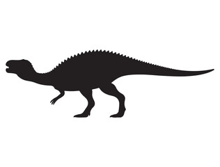 DINOSAUR SILHOUETTE WHITE BACKGROUND