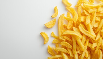 Fototapeta premium Golden crispy fries