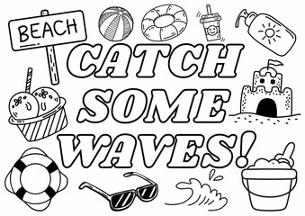 Summer Coloring Pages for Kindergarten | Fun Printable Activities for Kids | Easy and Cute Summer-Themed Coloring Sheets for Early Learners