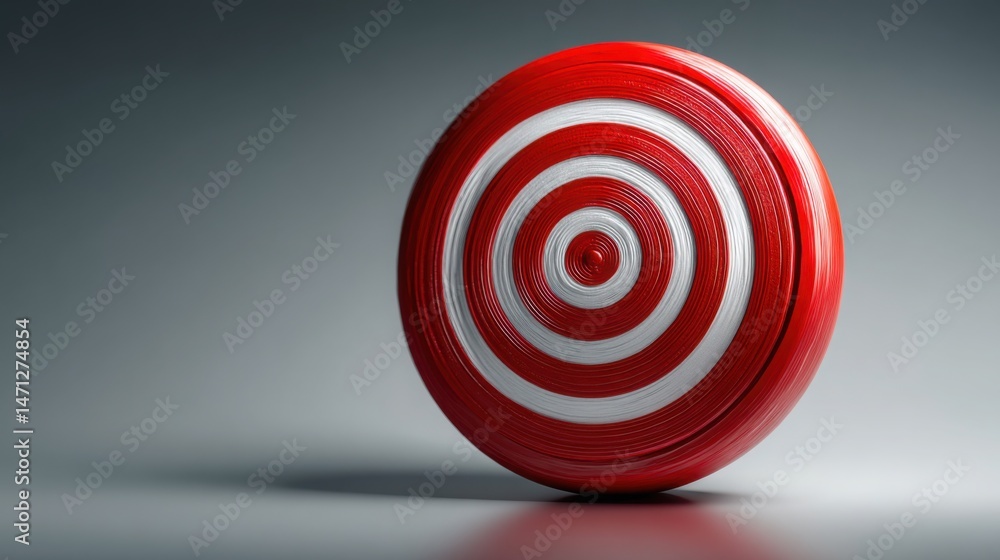 Poster goal outcome icon concept depicting objective to performance tracking for enhanced success metrics v