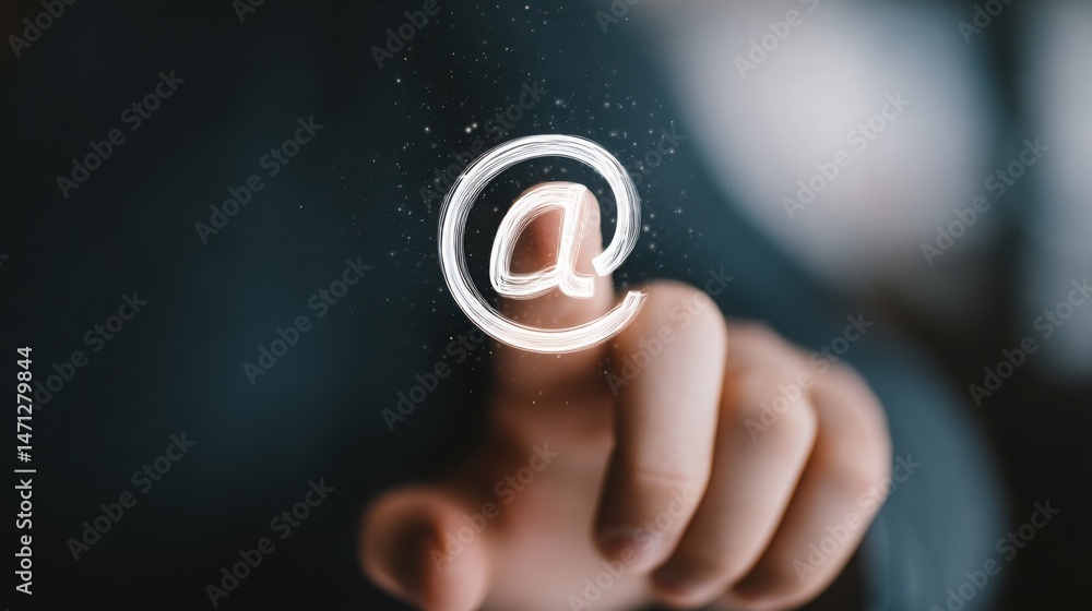 Poster macro-micro messaging icon concept highlighting zoomed clarity targeting essential information in di