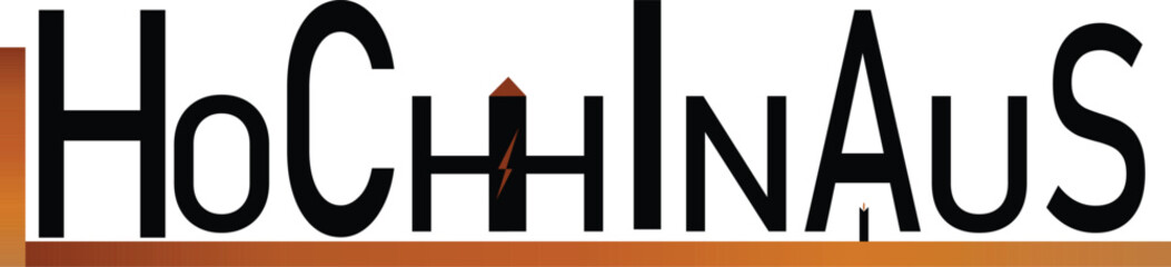 HOCH HINAUS Logo Design  Top