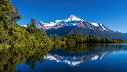 Fototapeta premium Mountain lake reflection