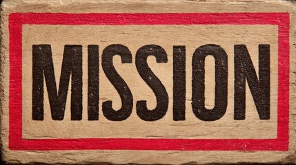 Mission statement enhancer icon concept designed to clarify purpose and goals for effective organizational communication