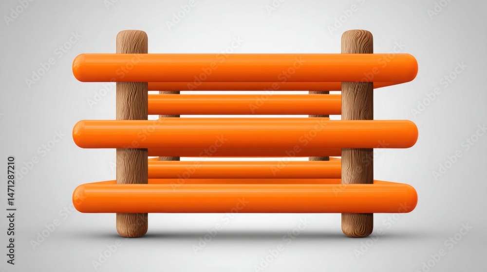 Poster multi-leg fibonacci retracement combiner icon concept stack level for financial analysis in trading 