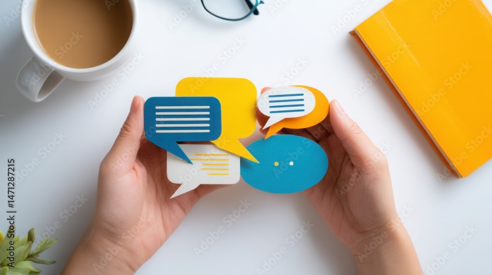 Poster advanced multi-language copy assistant icon concept designed for seamless translation and content cr