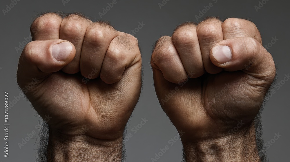 Poster symbolic image of strong hands holding a zone icon representing support from a committee in collabor