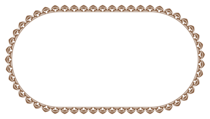 Luxury round Corner Certificate Page Border Pattern Line Photo Thai Frame Islamic Wedding Invitation Background