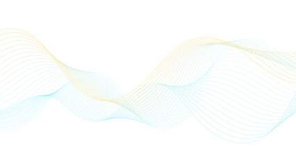 wave banner background line shape
