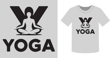 Yoga Pose T-Shirt Design – Spiritual, Fitness-Inspired Apparel for Yoga Enthusiasts