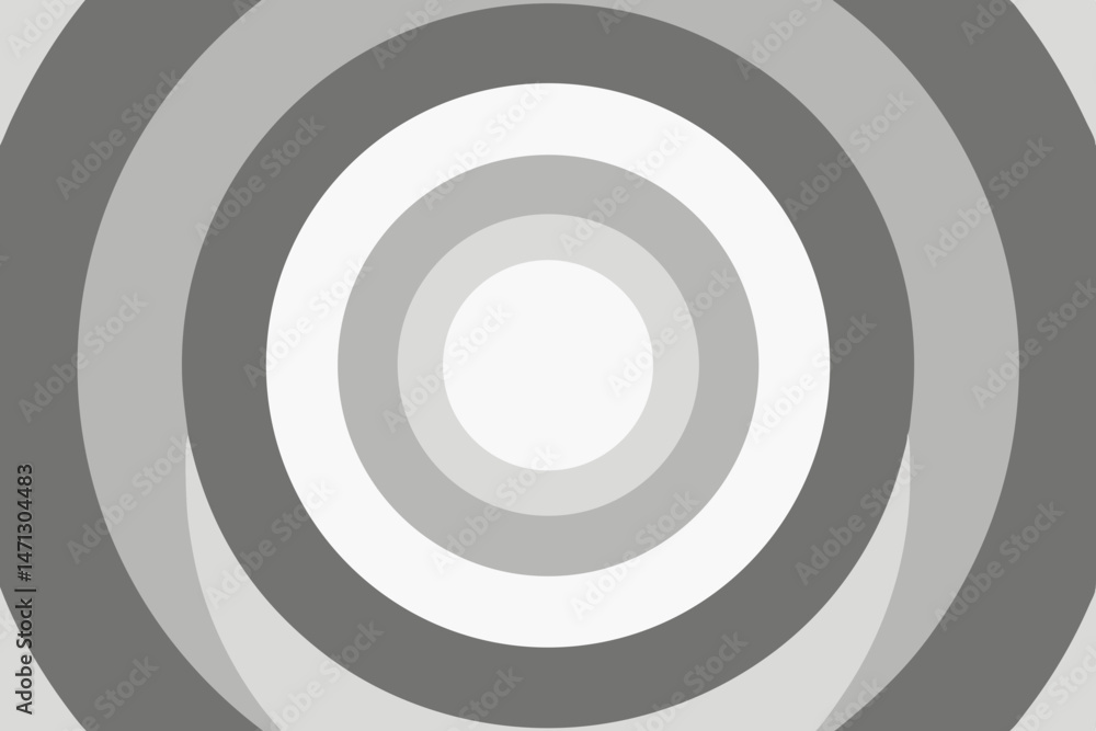 Poster abstract grayscale concentric circles design modern minimalist art simple elegant background subtle