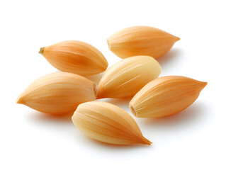 Pile of Shallot Onion isolated on white