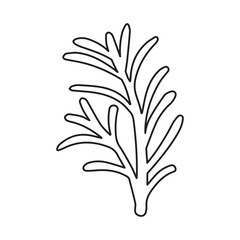 sprig line icon