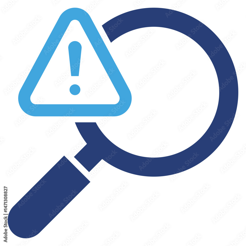 Poster identification two color icon