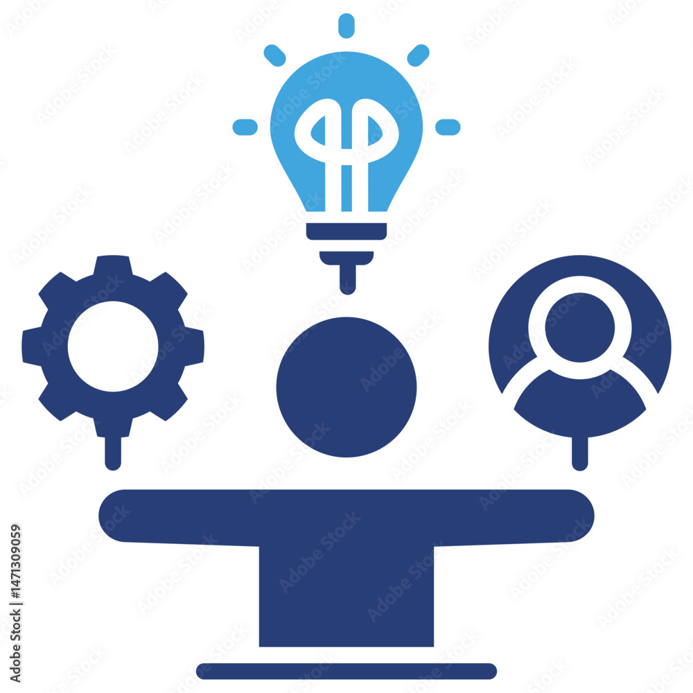 Poster resources two color icon