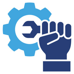 Technical Skills Two Color Icon