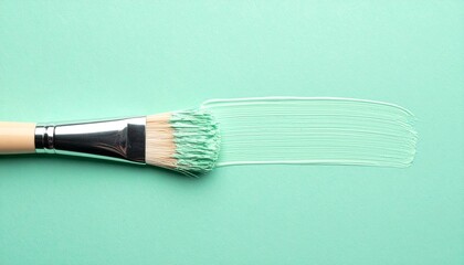 paint brush and paint