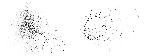 Blood paint ink splatter abstract black grunge texture paint ink isolated background