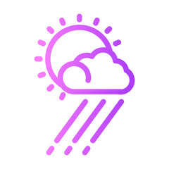 rain gradient icon