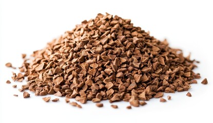 Pile of instant coffee granules