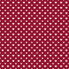 Heart Pattern Background, Romantic Love Design, Valentine’s Day, Cute Pink Hearts