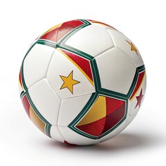 soccer ball isolated on white