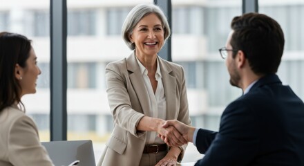 Successful Business Handshake, Deal Closing, Partnership