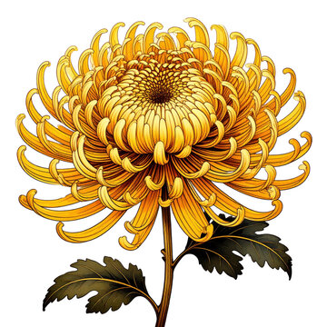 Chrysanthemum clip art preview