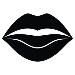 vector illustration of lips
