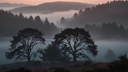 Fototapeta premium Rooted in nature, we grow with purpose. From tranquil forests to thriving gardens, every leaf tells a story of care. Together, we nurture a greener, more peaceful world fogy image
