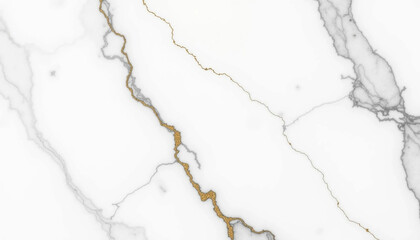 Obraz premium Classic White Carrara Marble with Subtle Gray Veins