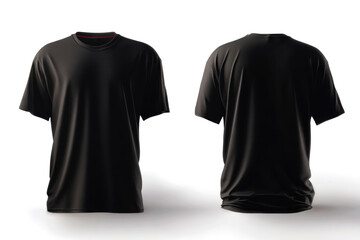 Black TShirt Mockup Apparel Design Template for Clothing Brands