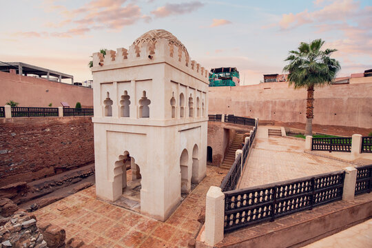 Koubba, 12th century Almoravid domed pavilion in Marrakech, Morocco