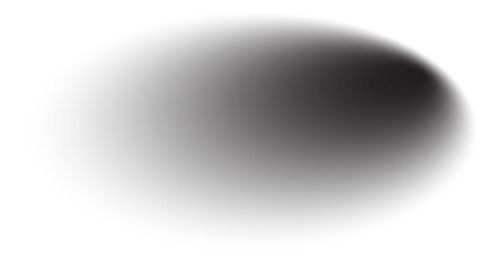 Realistic round and oval shadows