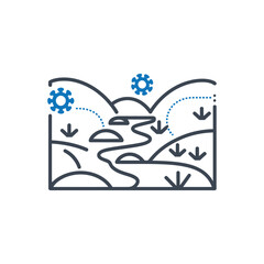 Environmental Pathogen Spread Icon