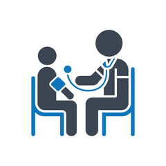 Medical consultation icon
